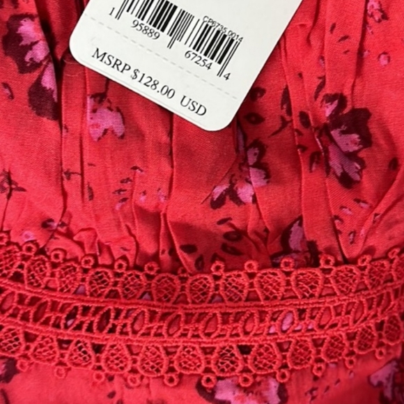 Free People Bijou Skirt Set - Cherry Combo - Picture 11 of 16